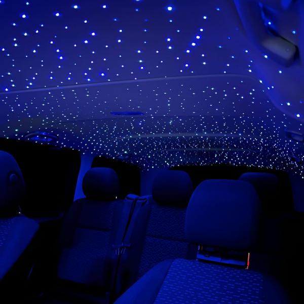 LETRONIX RGBIC Rainbow LED Sternenhimmel Funkeln 6er Set mit 610 Sternen/Fasern