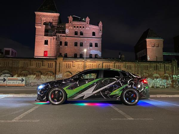 LETRONIX Rainbow RGB RGBIC LED Unterbodenbeleuchtung 2.0 (2x 50cm+150cm+50cm)