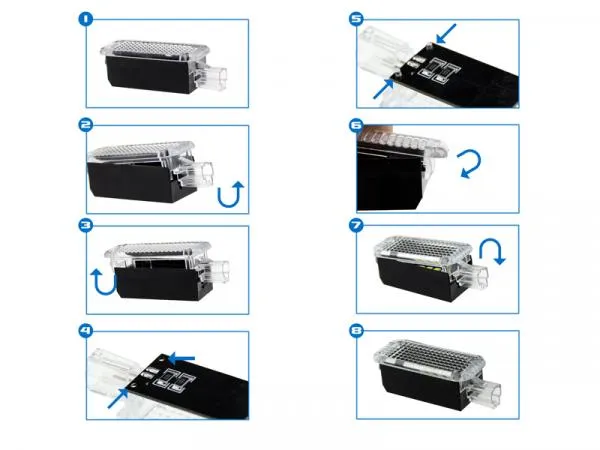 MaXlume® 12x SMD 2835 CAN-Bus 720LM 12V VAG LED Fußraumbeleuchtung Modul
