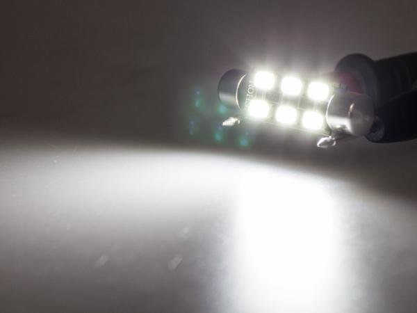 MaXtron® 6x SMD 5730 CAN-​Bus LED Soffitte 44mm 300LM US-Version Rigid-Loop