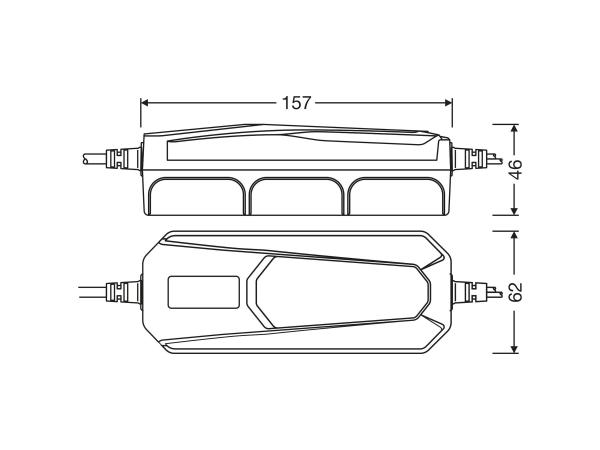 Preview: OSRAM BATTERYcharge 405 ESSENTIAL Batterieladegerät 6V 12V Erhaltungsladegerät - OEBCS405ESN