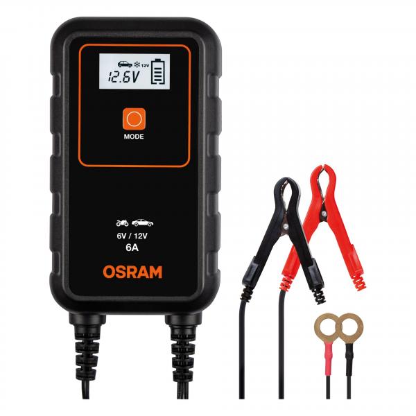 Preview: OSRAM BATTERYcharge 906 Batterieladegerät 6V 12V Erhaltungsladegerät - OEBCS906