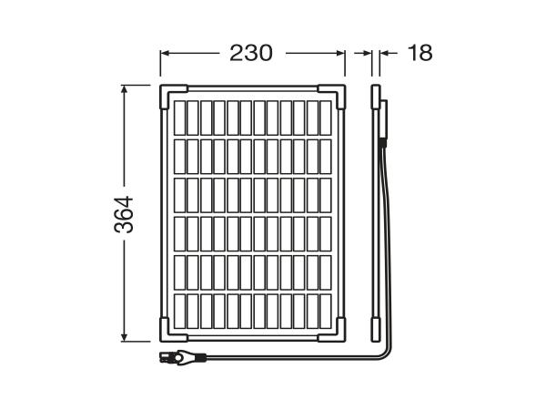 OSRAM BATTERYcharge SOLAR 10W Solarbatterieladegerät Batterieerhaltung 12V - OSP10000