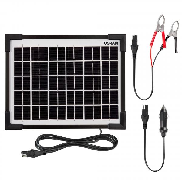 Preview: OSRAM BATTERYcharge SOLAR 5W Solarbatterieladegerät Batterieerhaltung 12V - OSP5000