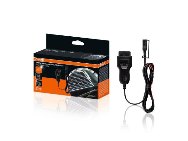 OSRAM BATTERYcharge SOLAR Anschlusskabel Batteriewartung Solarpanel 12V - OSPOBD