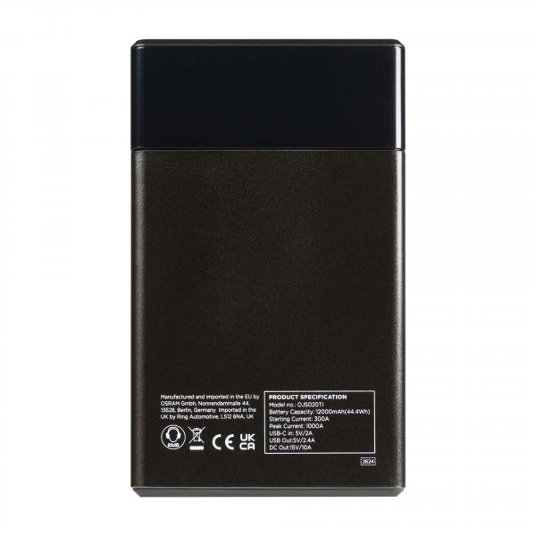 OSRAM BATTERYjumpstart 1000TI Lithium Starthilfe Powerbank 26000 mAh 3000A - OJS020TI