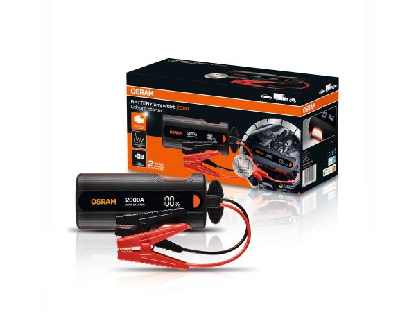 OSRAM BATTERYjumpstart 2000 Lithium Starthilfe Powerbank 30000 mAh 6000A - OJS040