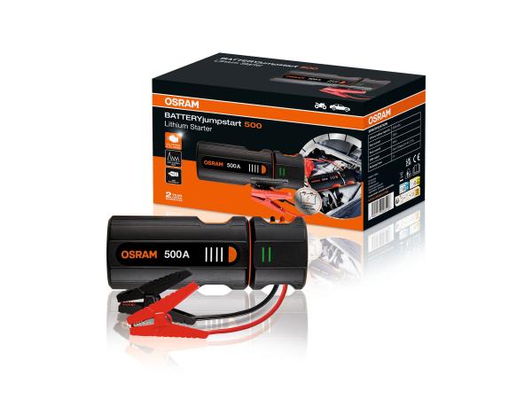 OSRAM BATTERYjumpstart 500 Lithium Starthilfe Powerbank 24000 mAh 2000A - OJS010