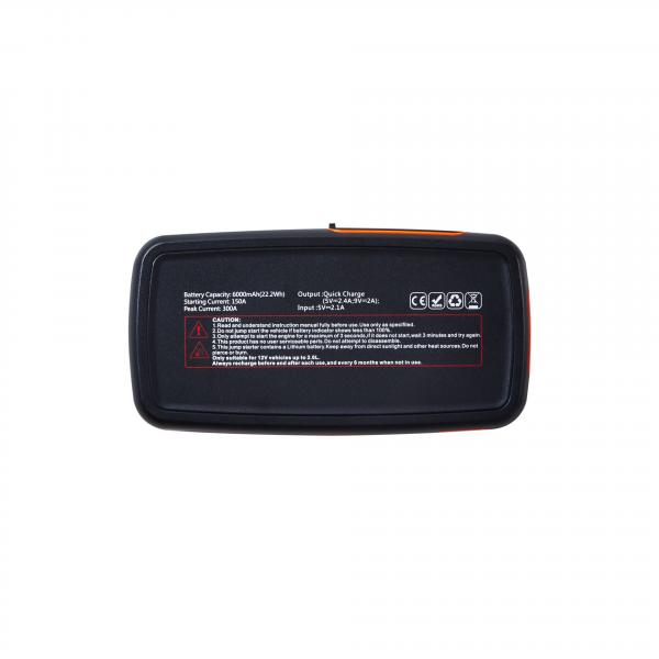 OSRAM BATTERYstart 200 Lithium Starthilfe Powerbank 6000 mAh 500A - OBSL200