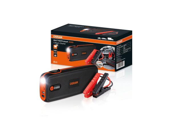 OSRAM BATTERYstart 400 Lithium Starthilfe Powerbank 16800 mAh 2000A - OBSL400