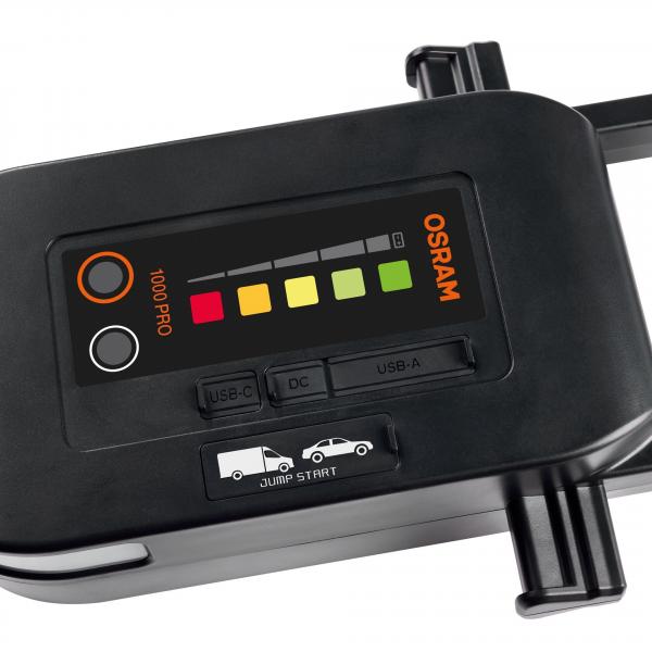 OSRAM BATTERYstart PRO 1000 Profi Lithium Starthilfe 2200A Powerbank 24000 mAh - OEBSPL1000