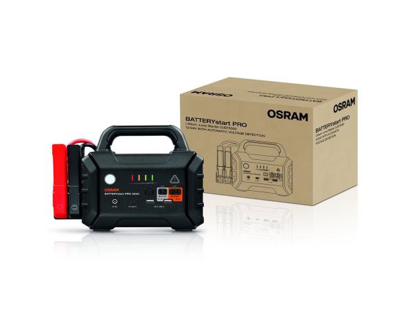 OSRAM BATTERYstart PRO 3000 Profi Lithium Starthilfe 5500A Powerbank - OJST3000