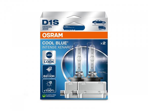 OSRAM D1S Cool Blue Intense NEXT GENERATION Xenon Duo Box 66140CBN-HCB