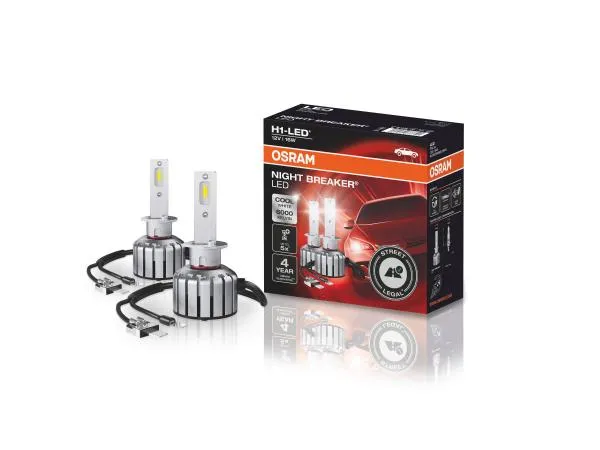 OSRAM LED H1 Night Breaker Abblendlicht Fernlicht 16W Straßenzulassung 64150DWNB