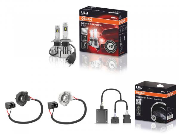OSRAM LED Night Breaker Set für VW Sharan Typ 7N ab 2010 Straßenzulassung