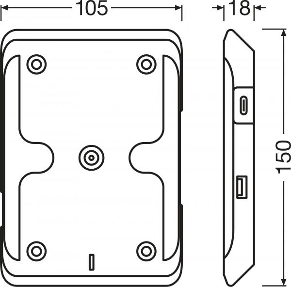 OSRAM LEDinspect® SINGLE CHARGE PAD Arbeitsleuchte Zubehör  - LEDIL423