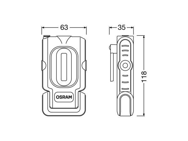 OSRAM LEDinspect MINI 140 ESSENTIAL LED Arbeitsleuchte Inspektionsleuchte - LEDIL435ESNCDU