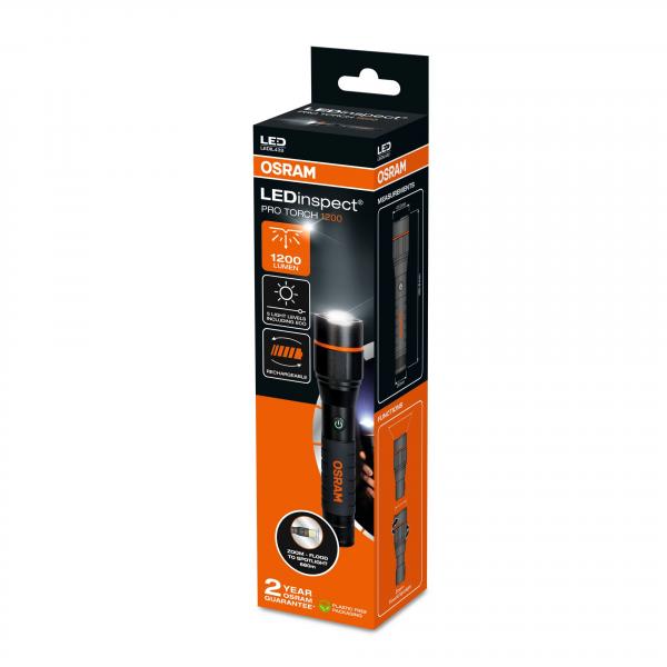 Preview: OSRAM LEDinspect PRO TORCH 1200 LED Taschenlampe Arbeitsleuchte - LEDIL432