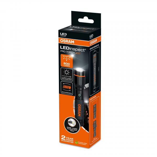 Preview: OSRAM LEDinspect PRO TORCH 800 LED Taschenlampe Arbeitsleuchte - LEDIL431