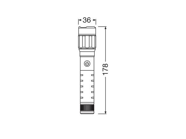 OSRAM LEDinspect PRO TORCH 800 LED Taschenlampe Arbeitsleuchte - LEDIL431