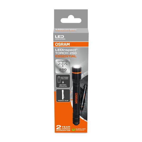 OSRAM LEDinspect TORCH 250 ESSENTIAL LED Taschenlampe Arbeitsleuchte - LEDIL427ESN