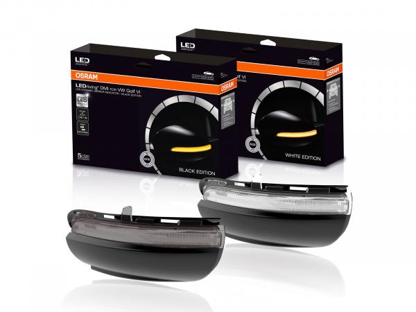 Preview: OSRAM LEDriving® Dynamische LED Spiegelblinker für VW Golf 6 Touran 1 Weiß Preview: OSRAM LEDriving® Dynamische LED Spiegelblinker für VW Golf 6 Touran 1 Weiß