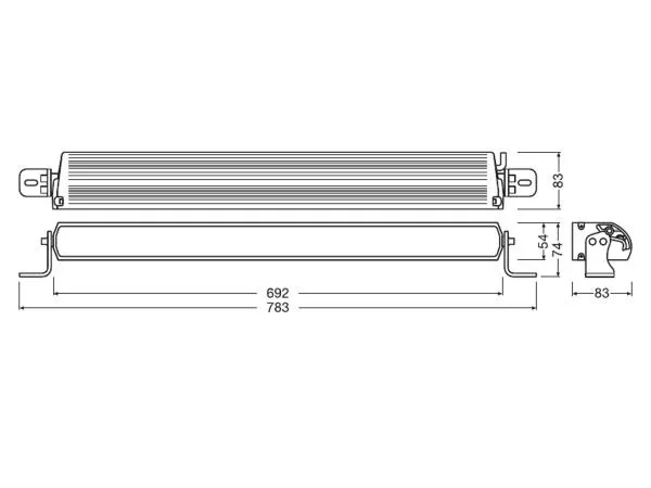 OSRAM LEDriving® LED Lightbar Zusatzscheinwerfer FX750-CB SM GEN 2 - LEDDL133-CB SM