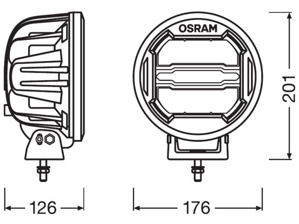 OSRAM LEDriving® Lightbar Arbeits und Zusatzscheinwerfer MX180-CB - LEDDL111-CB