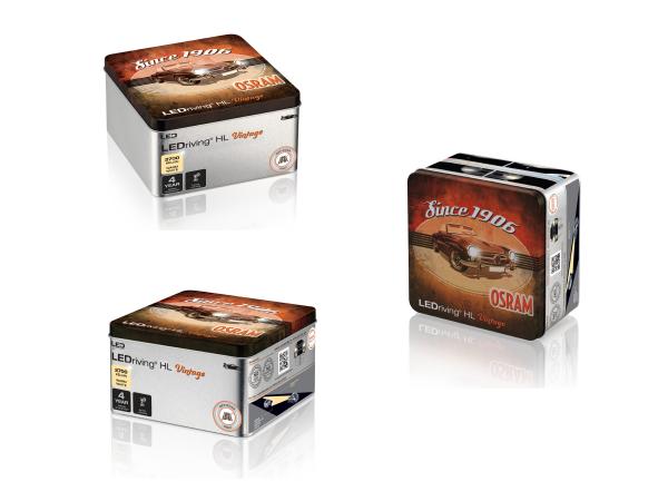 Preview: OSRAM LEDriving HL Vintage LED H1 12V 13W P14.5s Warm-Weiß 2700K - 64150DWVNT-2MB