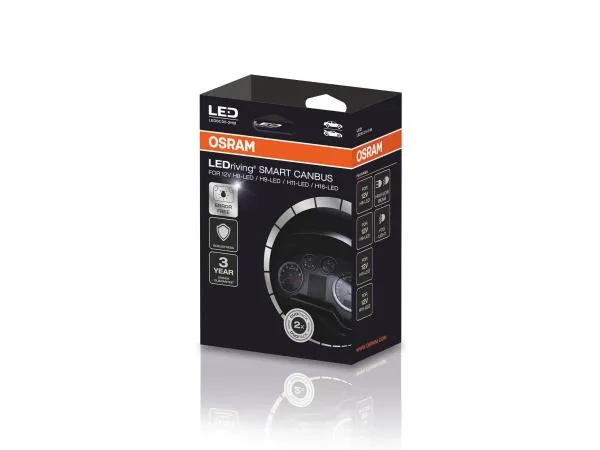OSRAM LEDriving SMART CAN-​Bus Adapter 12V für H8 H9 H11 H16 LED Module - LEDSC05-2HB