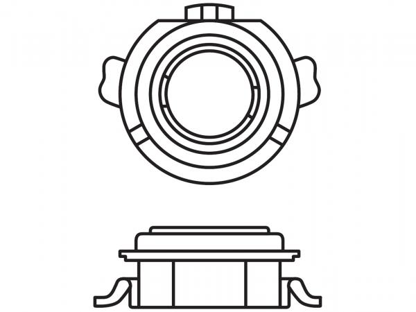 OSRAM Montagehalterung Sockel Adapter für H7 LED Module 64210DA03-1