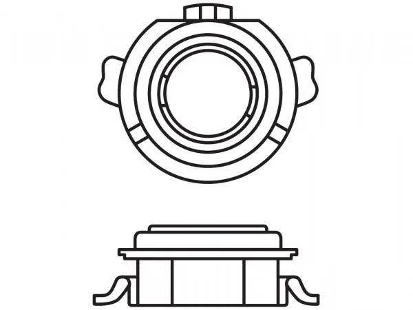 OSRAM Montagehalterung Sockel Adapter für H7 LED Module 64210DA03-1