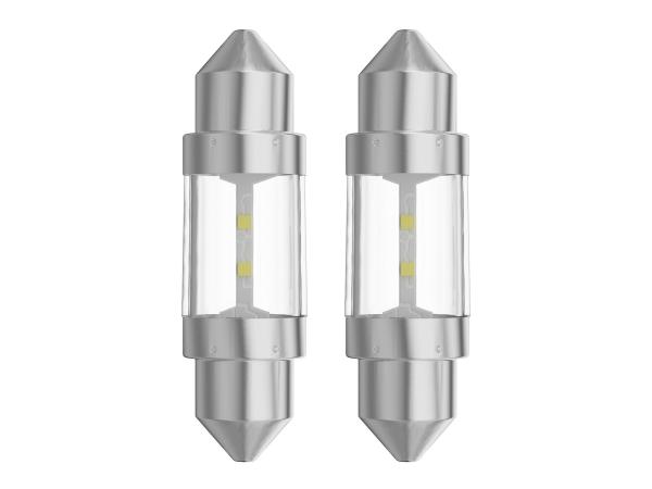 OSRAM NIGHT BREAKER LED C5W 36mm Soffitte 12V 1W Kalt-Weiß 6000K mit ECE R37 Straßenzulassung