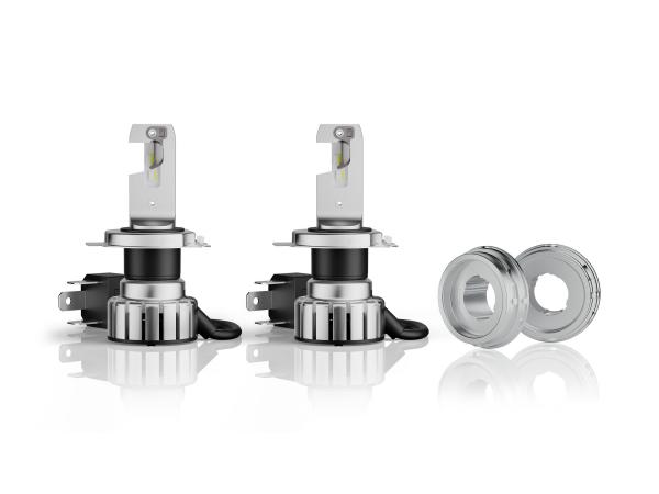 OSRAM Night Breaker H4 / R2 LED Vintage Warm-​Weiß 3000K Abblendlicht + Fernlicht - Straßenzulassung
