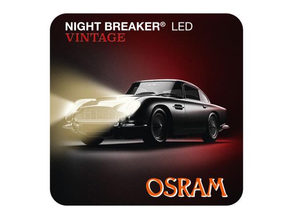 OSRAM Night Breaker H4 LED Vintage 3000K für Toyota Landcruiser J12 2002-2009