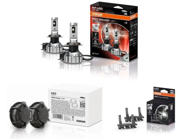 OSRAM Night Breaker H7 LED GEN3 SMART Abblendlicht SET für Ford Focus Typ MK4 ab 2018