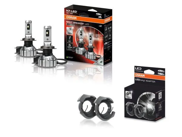 OSRAM Night Breaker H7 LED GEN3 SMART Abblendlicht SET für Ford Kuga 2 2012-2019