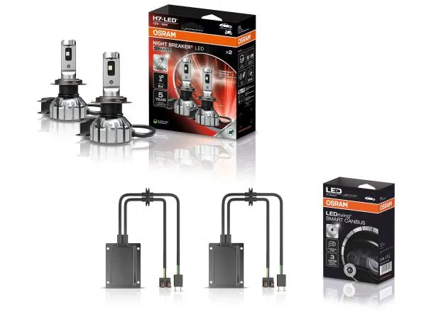 OSRAM Night Breaker H7 LED GEN3 SMART Abblendlicht SET für Mercedes W169 2004-2008