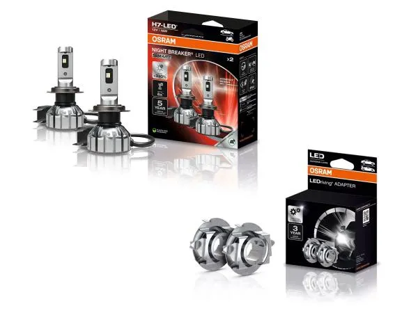 OSRAM Night Breaker H7 LED GEN3 SMART Abblendlicht SET für VW Passat B5 2000-2005