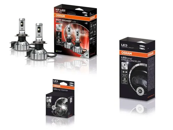 OSRAM Night Breaker H7 LED GEN3 SMART Abblendlicht SET für VW Sharan Typ 7N ab 2010