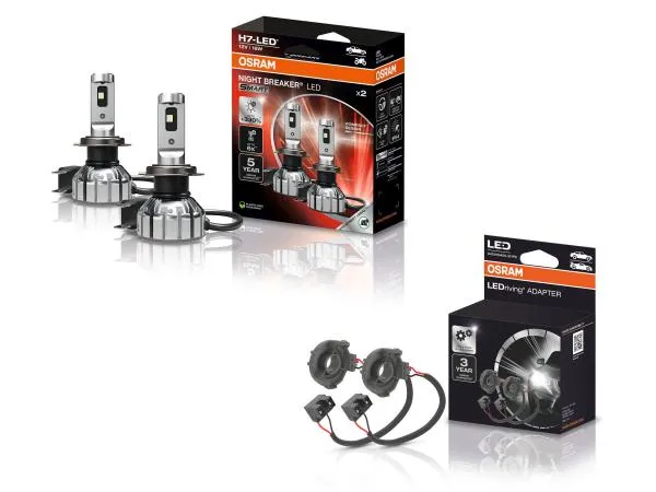 OSRAM Night Breaker H7 LED GEN3 SMART Abblendlicht SET für VW T-Roc Typ A1 ab 2017