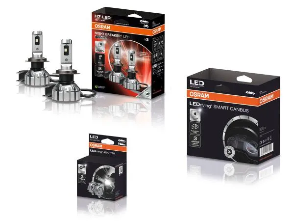 OSRAM Night Breaker H7 LED GEN3 SMART Abblendlicht SET für VW Touran 1T2 Typ GP 2006-2010