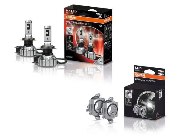 OSRAM Night Breaker H7 LED GEN3 SMART Fernlicht SET für Mercedes W204 S204 2011-​2014