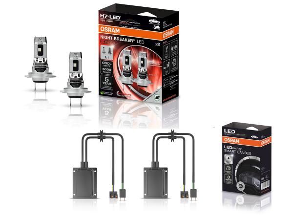 OSRAM Night Breaker H7 LED SPEED Abblendlicht SET für BMW E46 1998-2001
