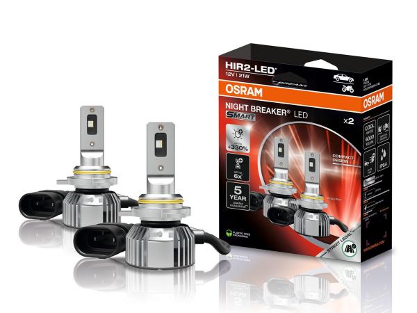 OSRAM Night Breaker LED SMART HIR HIR2 12V 21W 6000K Kalt-Weiß - 9012DWNBSM-2HB