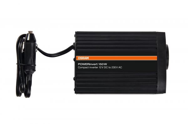 OSRAM POWERinvert 150W Spannungswandler 12V auf 230V USB-A Inverter - OTI150