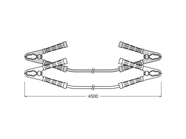 OSRAM STARTERcable 900A Starthilfekabel Überbrückungskabel 4,5 m 12V 24V - OSC350