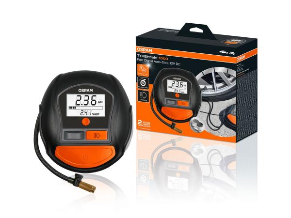 OSRAM TYREinflate 1000 Reifenkompressor Reifenpumpe Luftkompressor - OTI1000