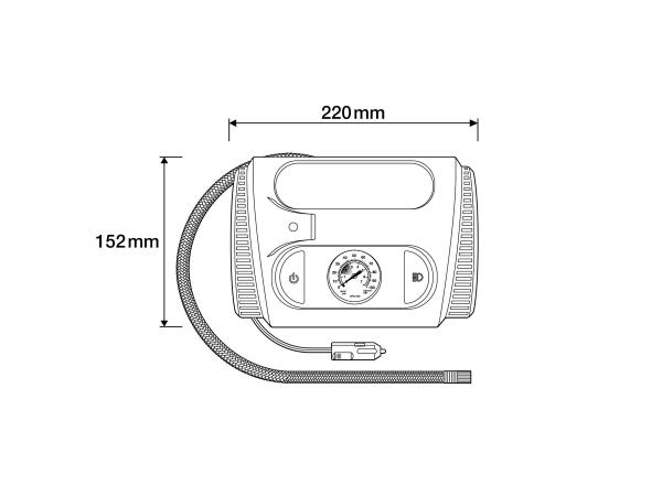 OSRAM TYREinflate 2110 Akku Reifenpumpe Luftkompressor Reifenfüller - OTI2110
