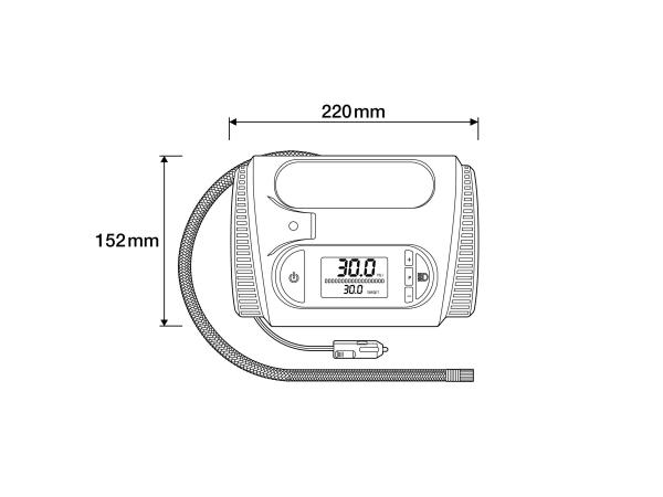 OSRAM TYREinflate 2120 Akku Reifenpumpe Luftkompressor Reifenfüller - OTI2120